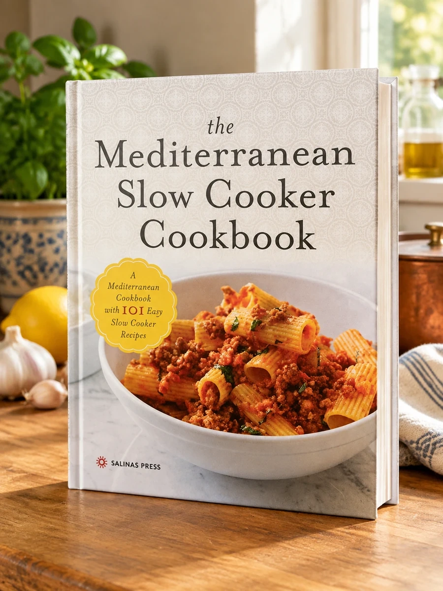 The Mediterranean Slow Cooker Cookbook: A Mediterranean Cookbook with 101 Easy Slow Cooker Recipes