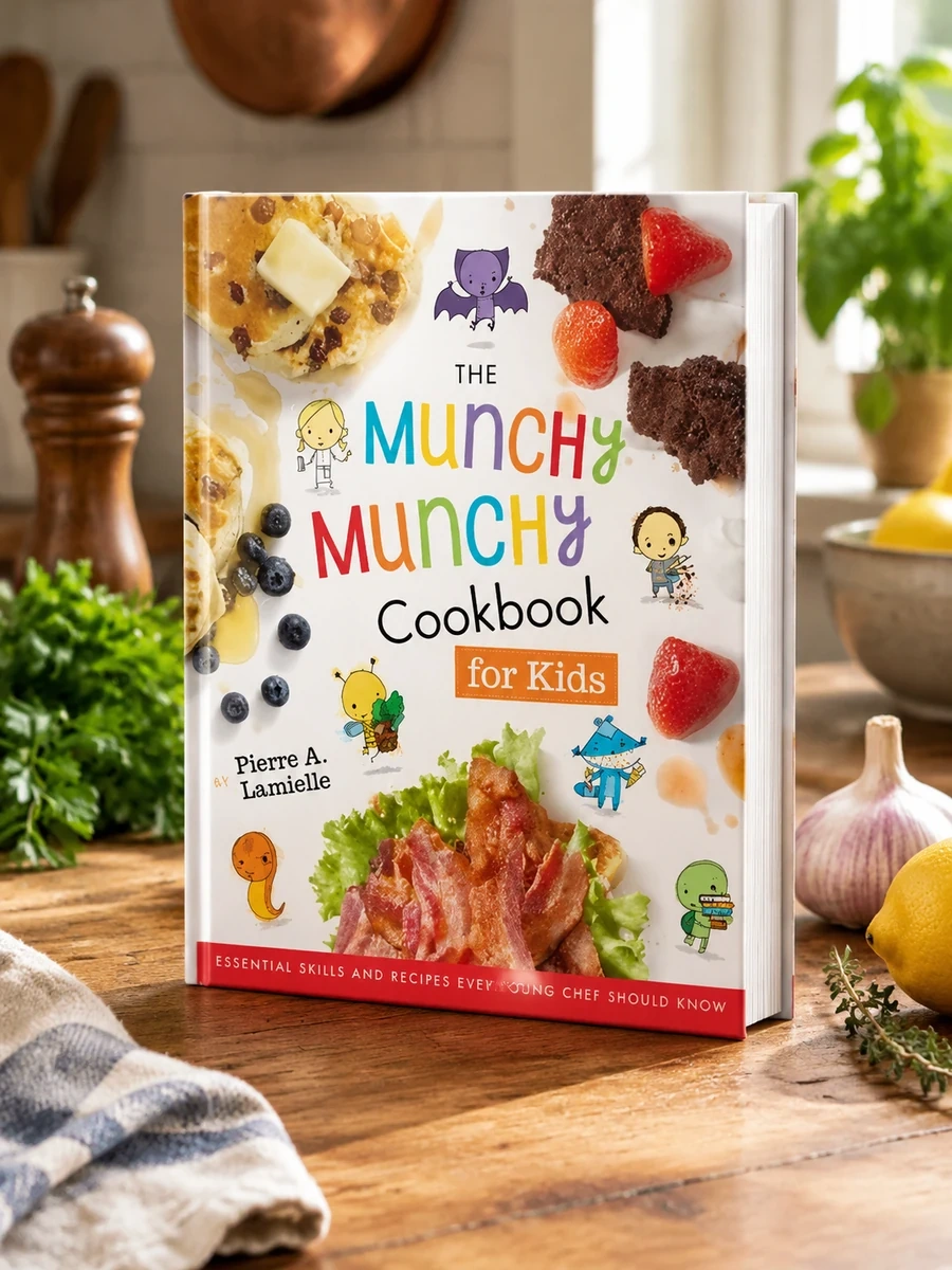 The Munchy Munchy Cookbook for Kids: Essential Skills and Recipes Every Young Chef Should Know