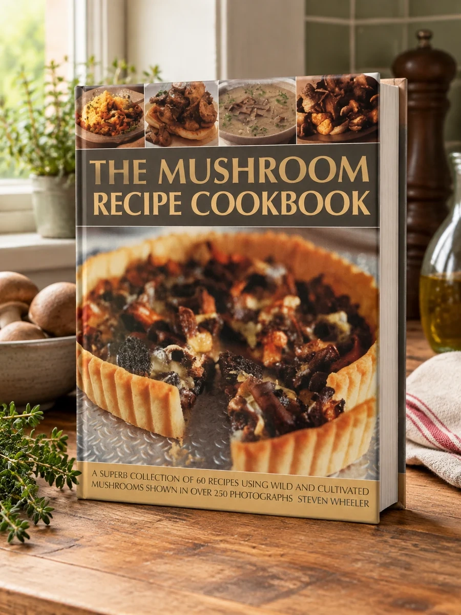 The Mushroom Recipe Cookbook: A Superb Collection of 60 Recipes Using Wild and Cultivated Mushrooms Shown in Over 350 Photographs