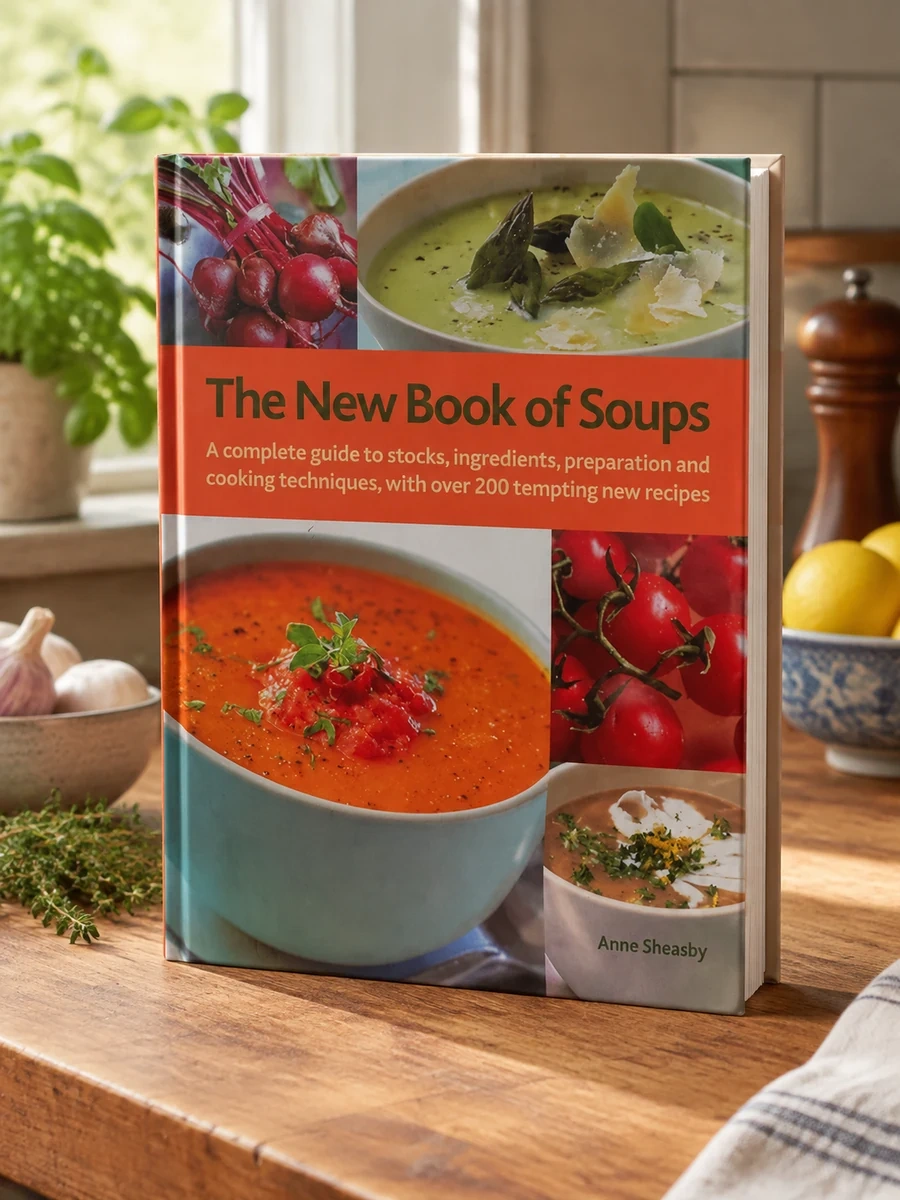 The New Book of Soups: A Complete Guide to Stocks, Ingredients, Preparation and Cooking Techniques, with Over 200 Tempting New Recipes