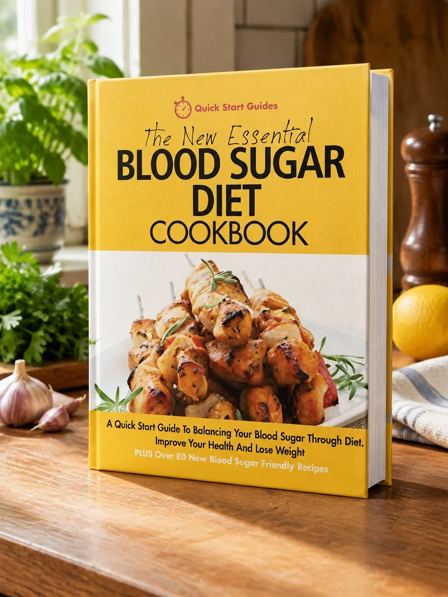 The New Essential Blood Sugar Diet Cookbook: A Quick Start Guide To Balancing Your Blood Sugar Through Diet. Improve Your Health And Lose Weight PLUS Over