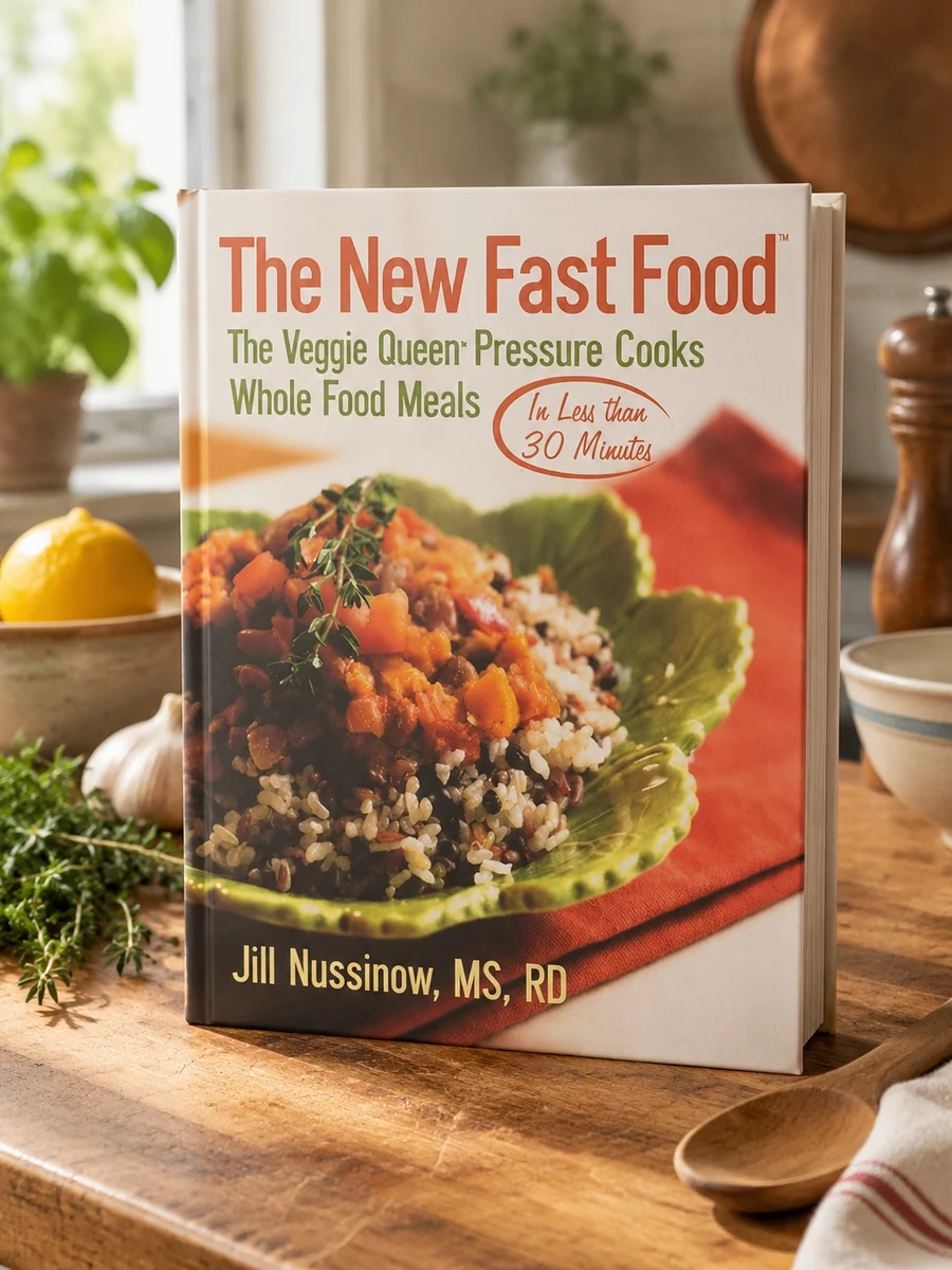 The New Fast Food: The Veggie Queen Pressure Cooks Whole Food Meals in Less than 30 MInutes