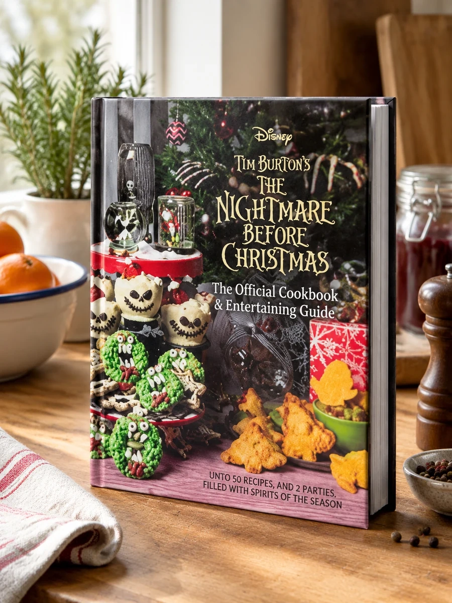 Cover of The Nightmare Before Christmas: The Official Cookbook & Entertaining Guide