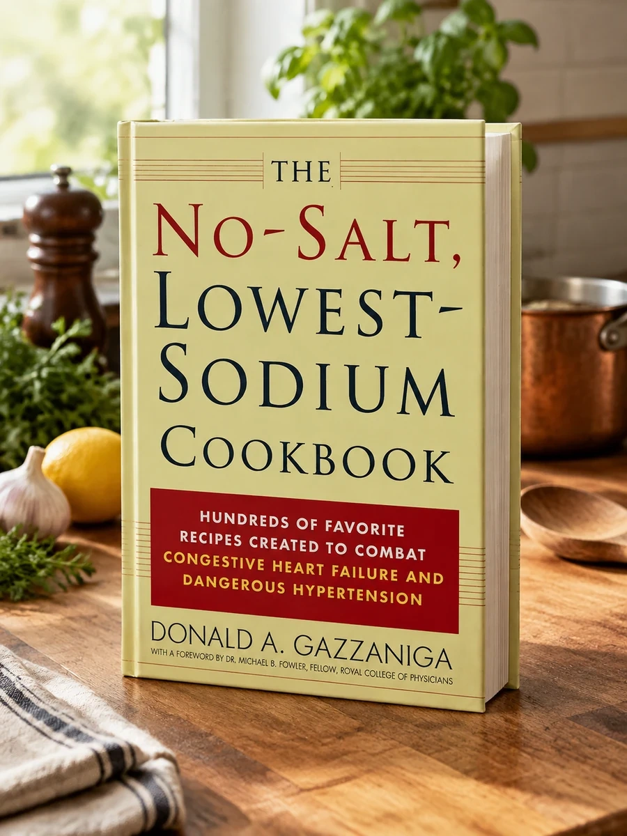 The No-Salt, Lowest-Sodium Cookbook: Hundreds of Favorite Recipes Created to Combat Congestive Heart Failure and Dangerous Hypertension