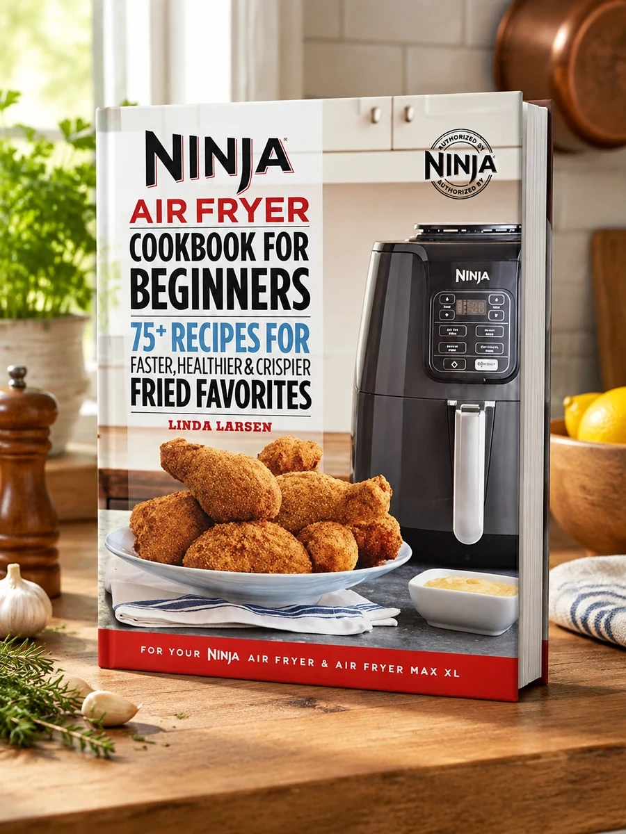 The Official Ninja Air Fryer Cookbook for Beginners: 75+ Recipes for Faster, Healthier, & Crispier Fried Favorites