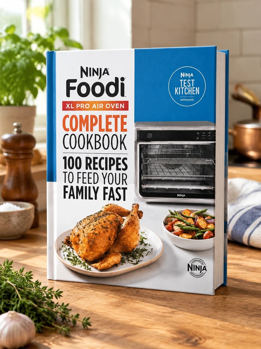 The Official Ninja(r) Foodi(tm) XL Pro Air Oven Complete Cookbook: 100 Recipes to Feed Your Family Fast
