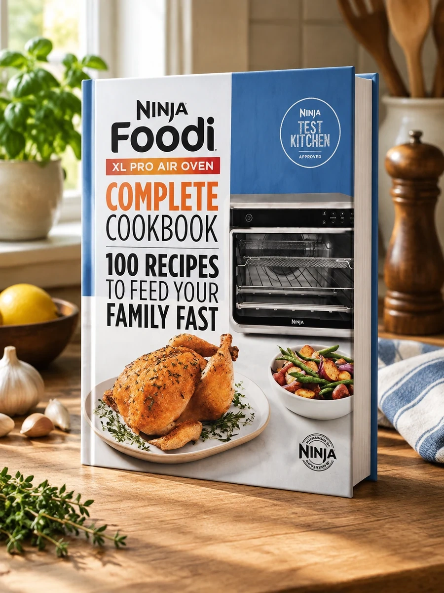 The Official Ninja(r) Foodi(tm) XL Pro Air Oven Complete Cookbook: 100 Recipes to Feed Your Family Fast