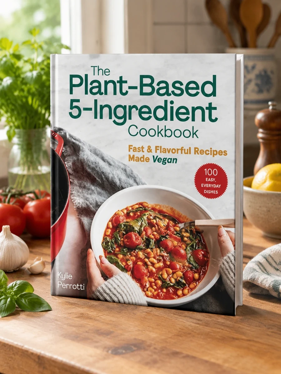 The Plant-Based 5-Ingredient Cookbook: Fast & Flavorful Recipes Made Vegan