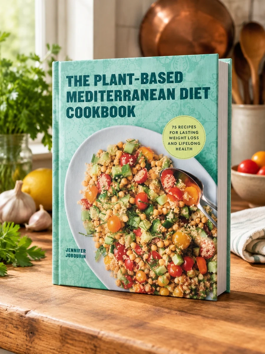 The Plant-Based Mediterranean Diet Cookbook: 75 Recipes for Lasting Weight Loss and Lifelong Health