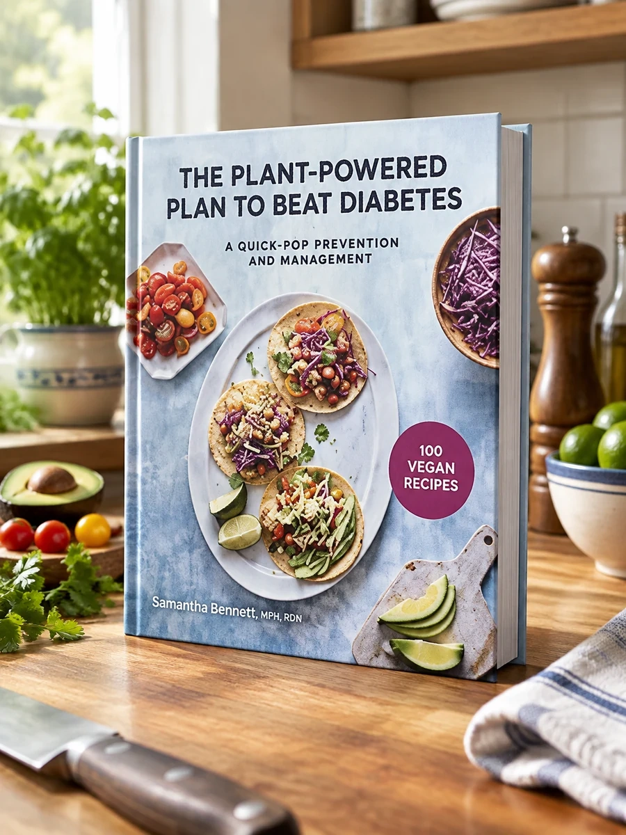 The Plant-Powered Plan to Beat Diabetes: A Guide for Prevention and Management - 100 Vegan Recipes Cookbook