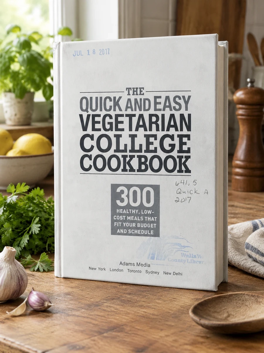 The Quick and Easy Vegetarian College Cookbook: 300 Healthy, Low-Cost Meals That Fit Your Budget and Schedule