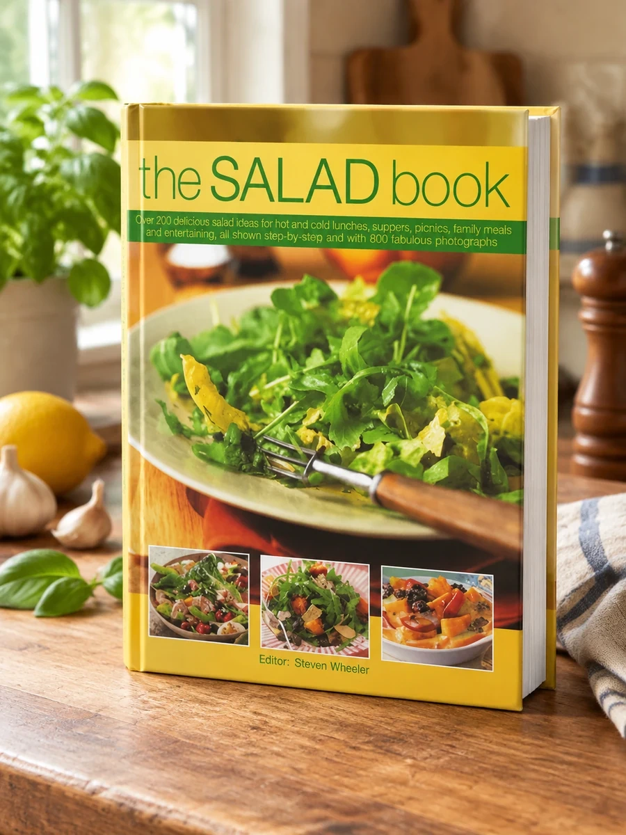 The Salad Book: Over 200 Delicious Salad Ideas for Hot and Cold Lunches, Suppers, Picnics, Family Meals and Entertaining, All Shown Step-By-Step and with
