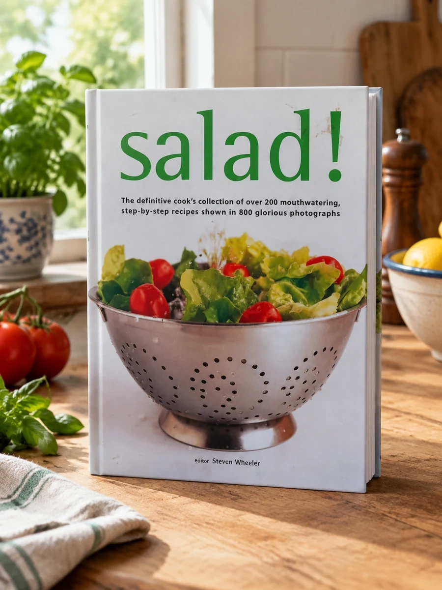 The Salad Book: Over 200 Delicious Salad Ideas for Hot and Cold Lunches, Suppers, Picnics, Family Meals and Entertaining, All Shown Step by Step with Over