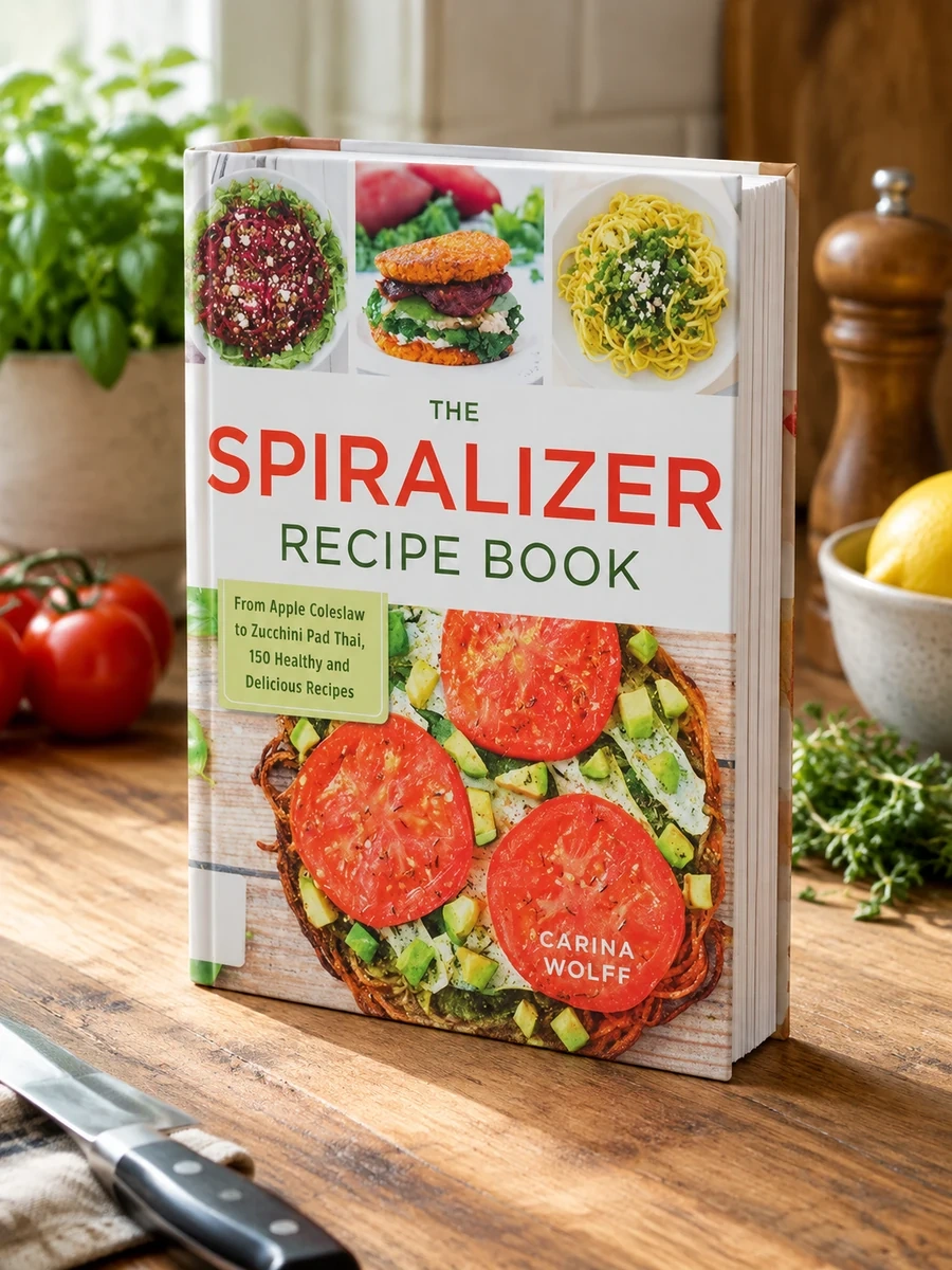 The Spiralizer Recipe Book: From Apple Coleslaw to Zucchini Pad Thai, 150 Healthy and Delicious Recipes