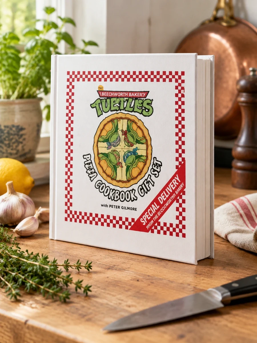 The Teenage Mutant Ninja Turtles Pizza Cookbook Gift Set