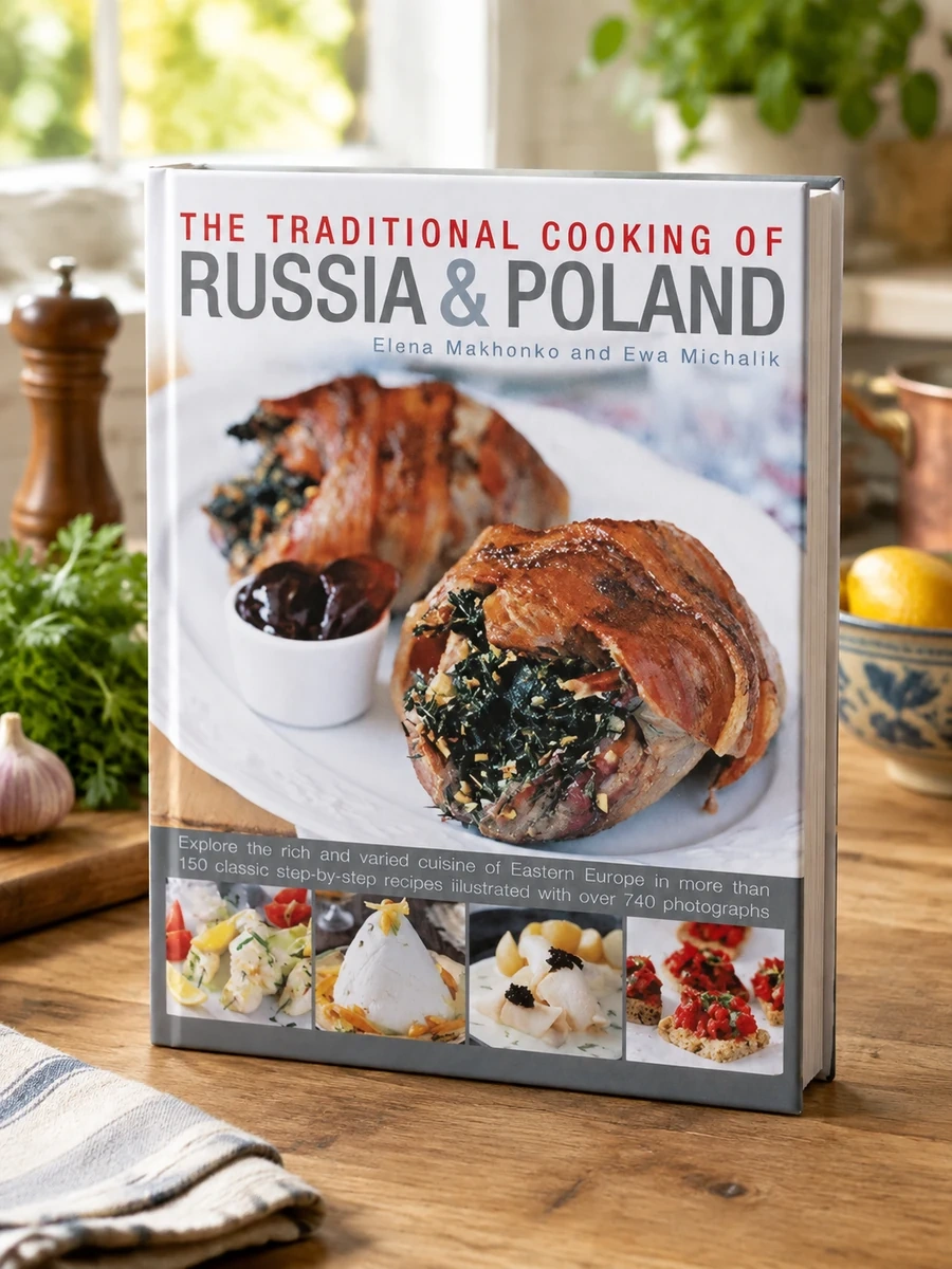 Cover of The Traditional Cooking of Russia & Poland: Explore the Rich and Varied Cuisine of Eastern Europe Inmore Than 150 Classic Step-By-Step Recipes Illustrated