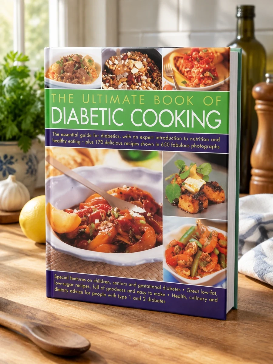 The Ultimate Book of Diabetic Cooking: Includes 150 Recipes to Inspire Diabetic Cooks and Enable Them to Continue to Enjoy Food with Family and Friends