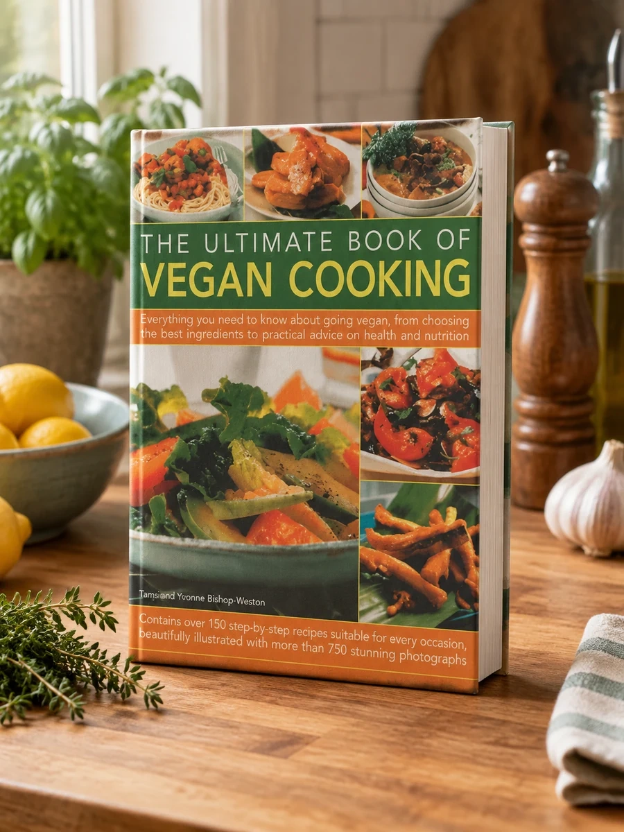 The Ultimate Book of Vegan Cooking: Everything You Need to Know about Going Vegan, from Choosing the Best Ingredients to Practical Advice on Health and Nu