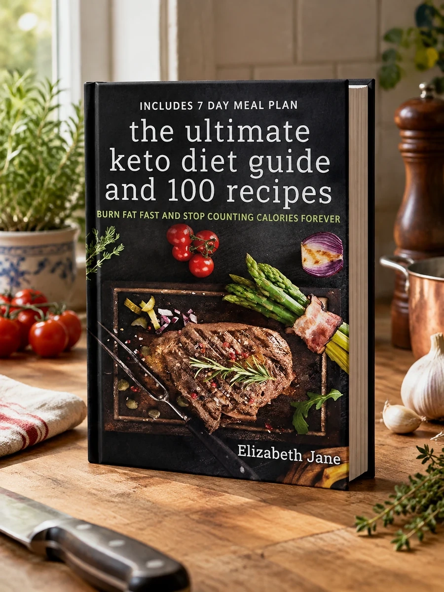 The Ultimate Keto Diet Guide & 100 Recipes: Burn Fat Fast & Stop Counting Calories Forever