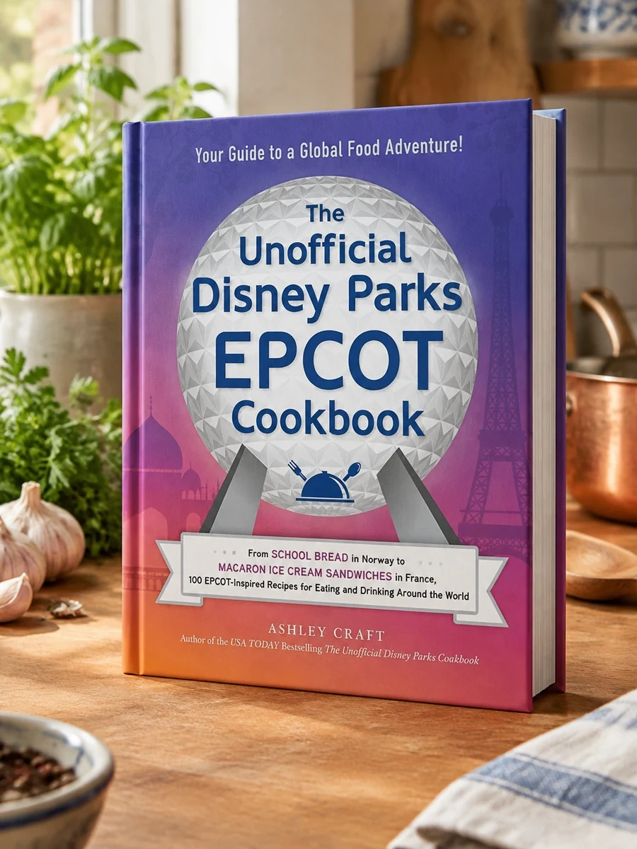 The Unofficial Disney Parks EPCOT Cookbook: From School Bread in Norway to Macaron Ice Cream Sandwiches in France, 100 Epcot-Inspired Recipes for Eating a