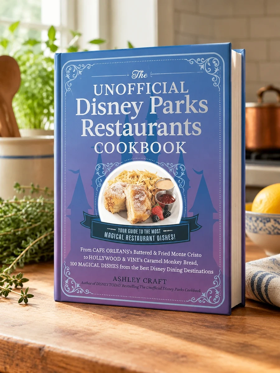 The Unofficial Disney Parks Restaurants Cookbook: From Cafe Orleans's Battered & Fried Monte Cristo to Hollywood & Vine's Caramel Monkey Bread, 100 Magica