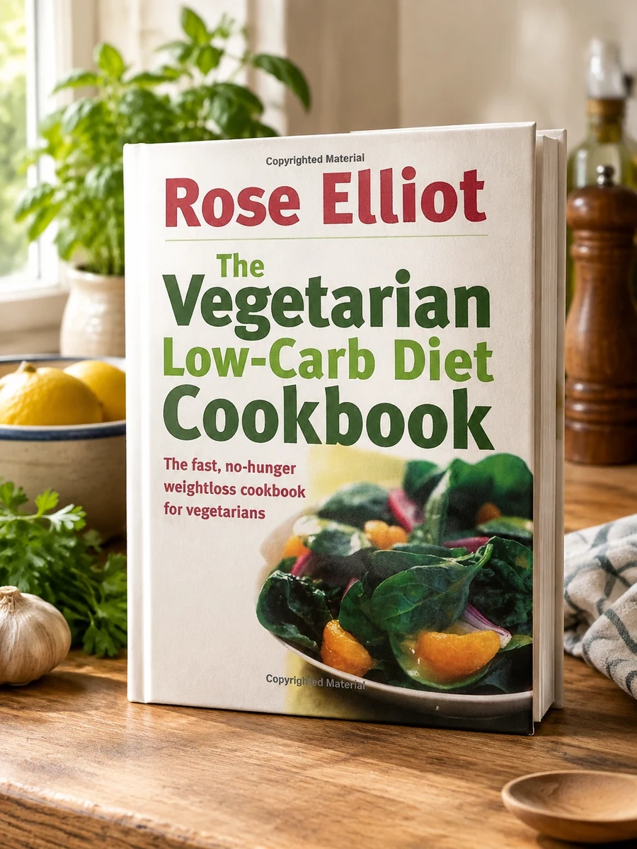 Cover of The Vegetarian Low-Carb Diet Cookbook