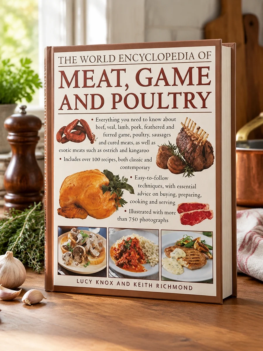 The World Encyclopedia of Meat, Game and Poultry: Everything You Need to Know about Beef, Veal, Lamb, Pork, Feathered and Furred Game, Poultry, Sausages a