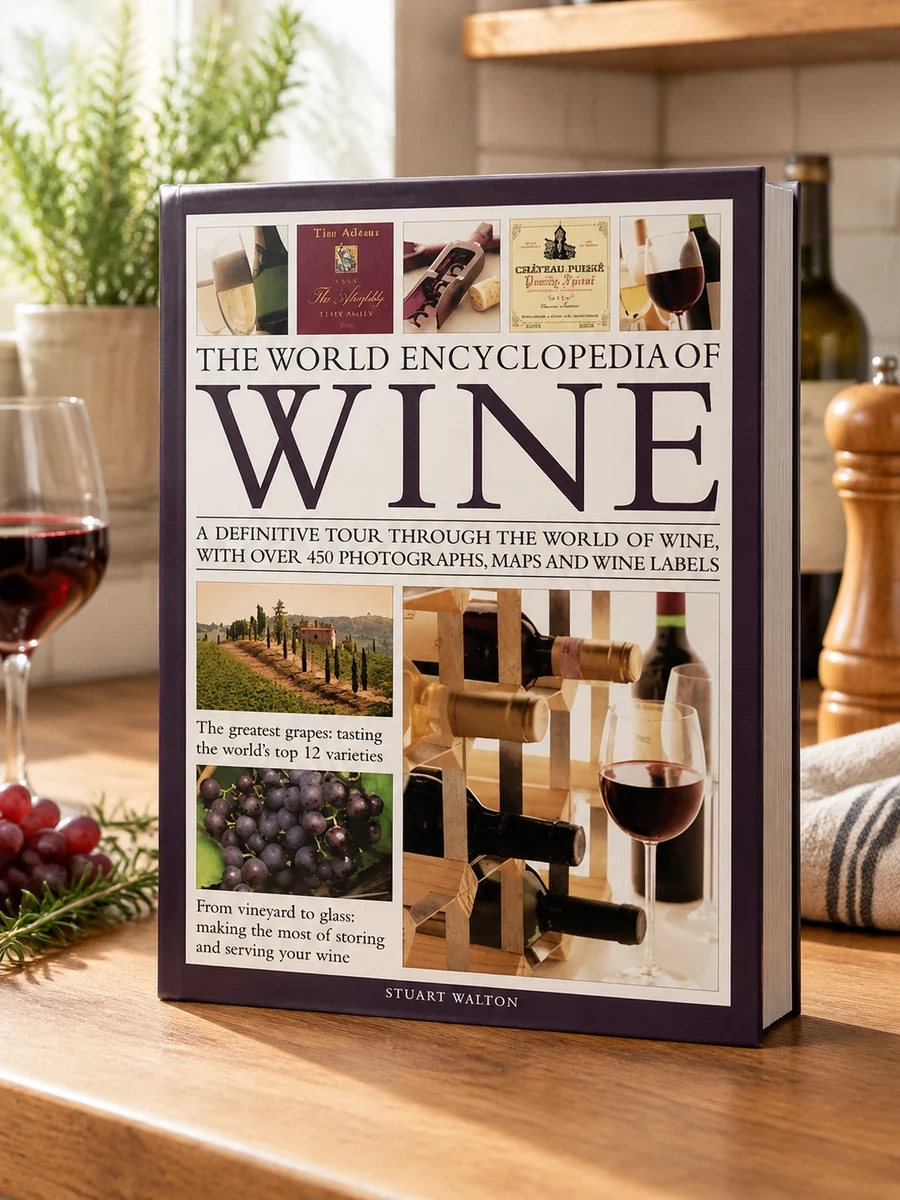 The World Encyclopedia of Wine: A Definitive Tour Through the World of Wine, with Over 450 Photographs, Maps and Wine Labels