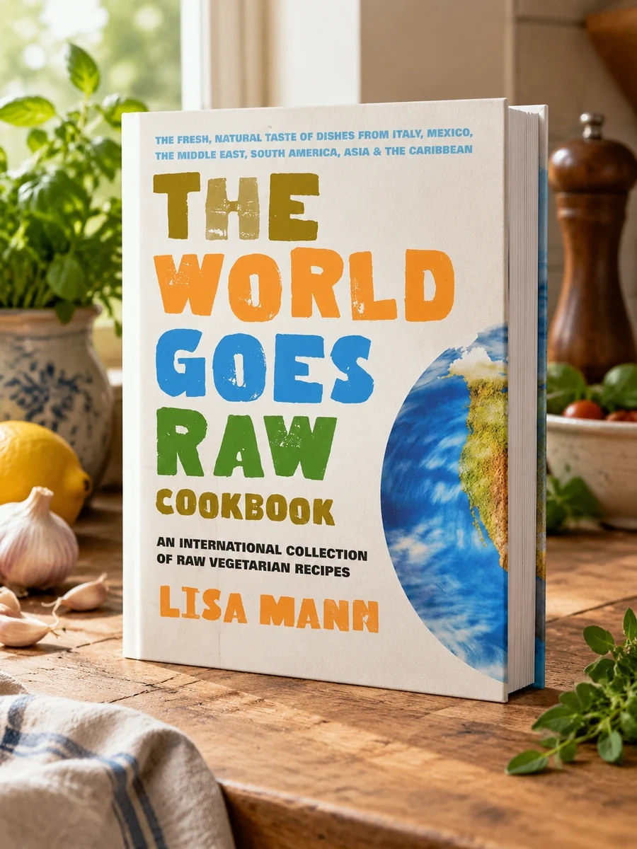 The World Goes Raw Cookbook: An International Collection of Raw Vegetarian Recipes