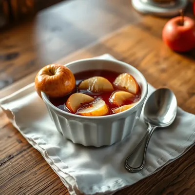 Apples In Red Jelly