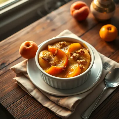 Baked Apricot Pudding