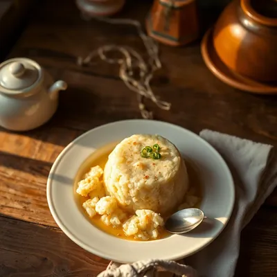 Baked Or Boiled Ground Rice Pudding