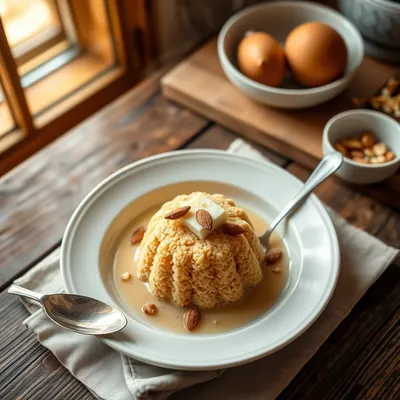 Baked Semolina Pudding