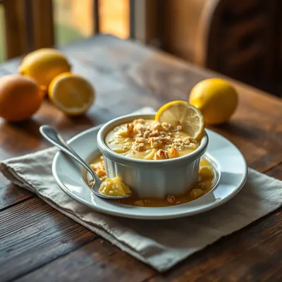 Boiled Lemon Pudding