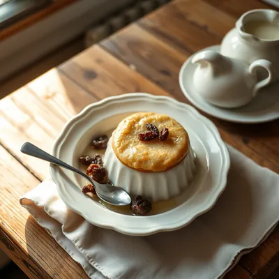 Boiled Raisin Pudding