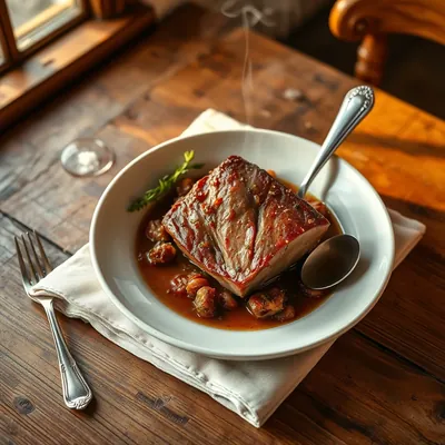Braised Neck Of Veal