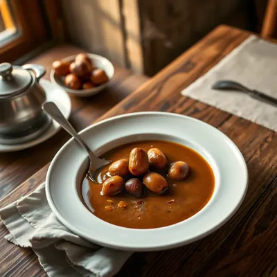 Brown Chestnut Sauce