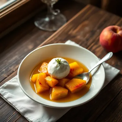 Compote Of Peaches