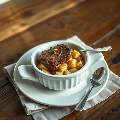 Hashed Lamb And Broiled Blade-Bone