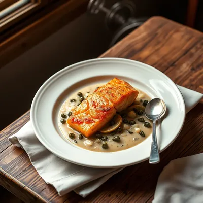 Salmon And Caper Sauce