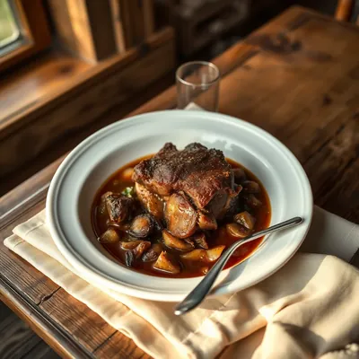 Stewed Ox-Cheek