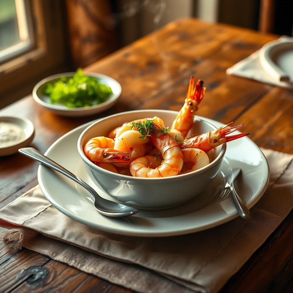 To Boil Prawns Or Shrimps — Misc & Invalid Cookery