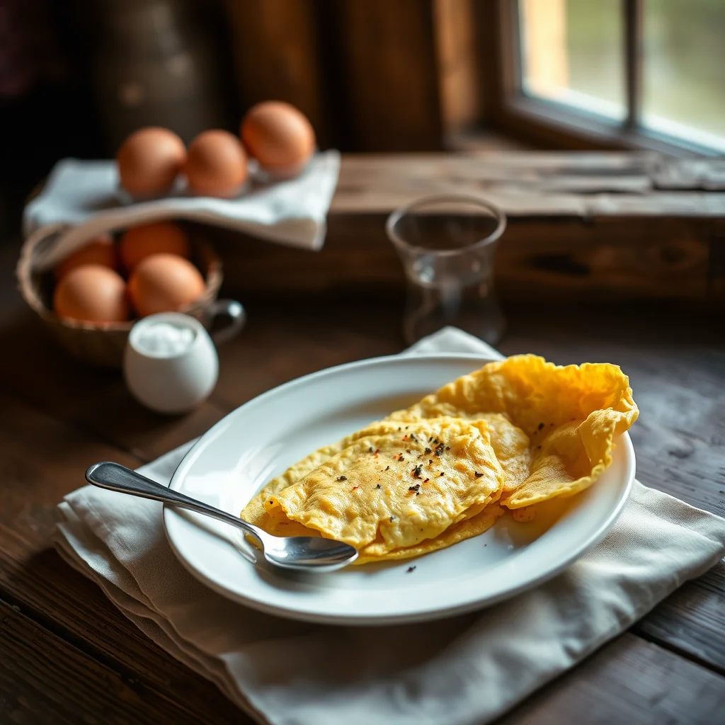 To Make A Plain Omelet — Eggs & Dairy