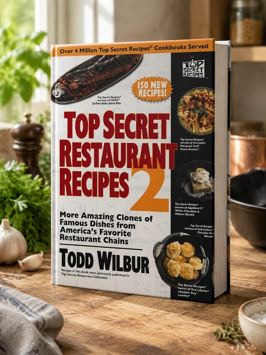 Cover of Top Secret Restaurant Recipes 2: More Amazing Clones of Famous Dishes from America's Favorite Restaurant Chains: A Cookbook