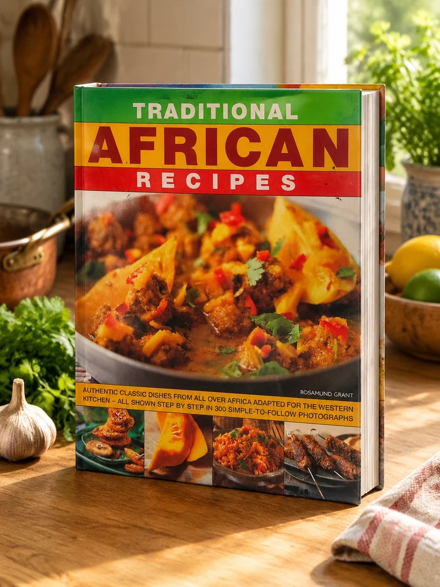 Traditional African Recipes: Authentic Dishes from All Over Africa Adapted for the Western Kitchen - All Shown Step by Step in 300 Simple-To-Follow Ph