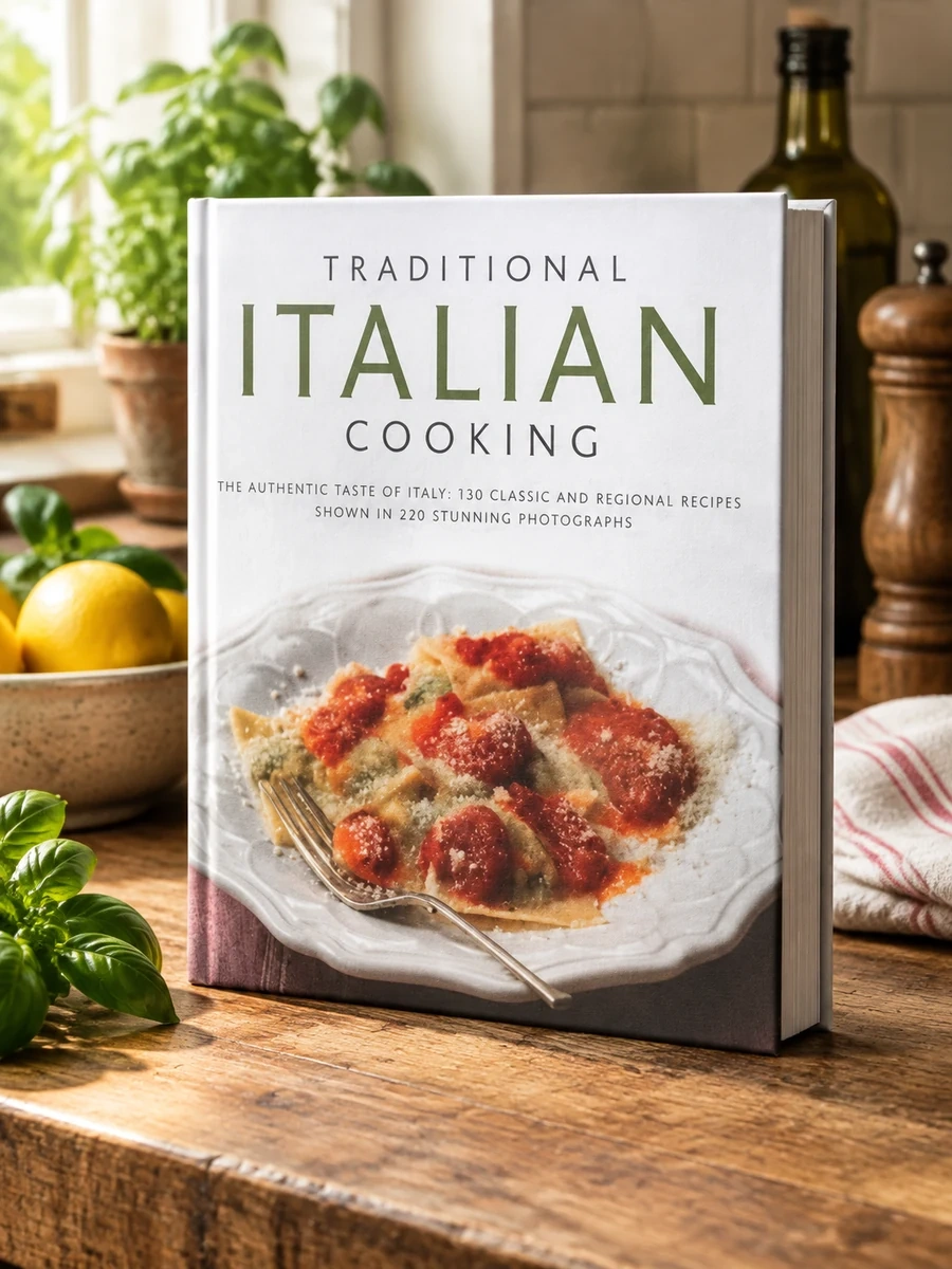 Traditional Italian Cooking: The Authentic Taste of Italy: 130 Classic and Regional Recipes Shown in 270 Stunning Photographs