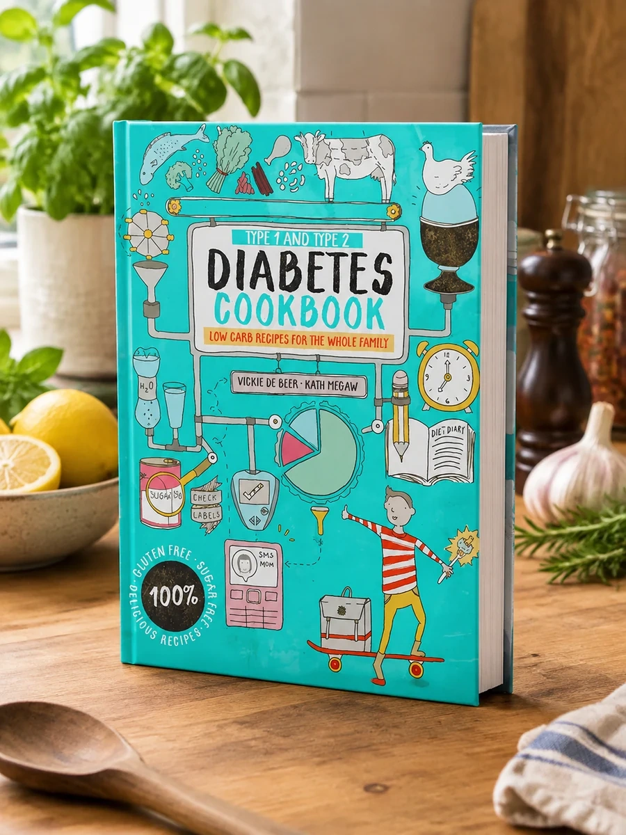 Type 1 and Type 2 Diabetes Cookbook: Low Carb Recipes for the Whole Family