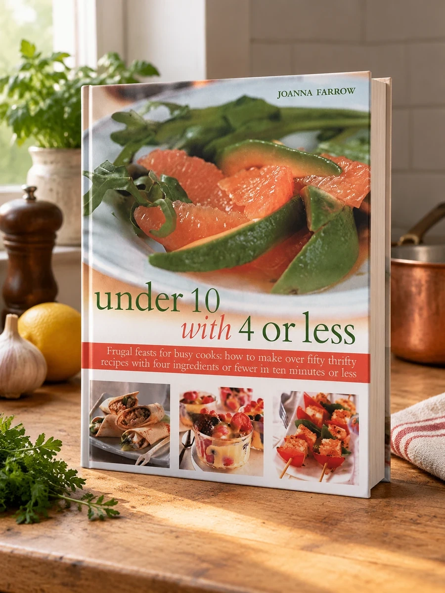 Under 10 with 4 or Less: Frugal Feasts for Busy Cooks: How to Make Fifty Thrifty Recipes with Four Ingredients or Fewer in Ten Minutes or Less
