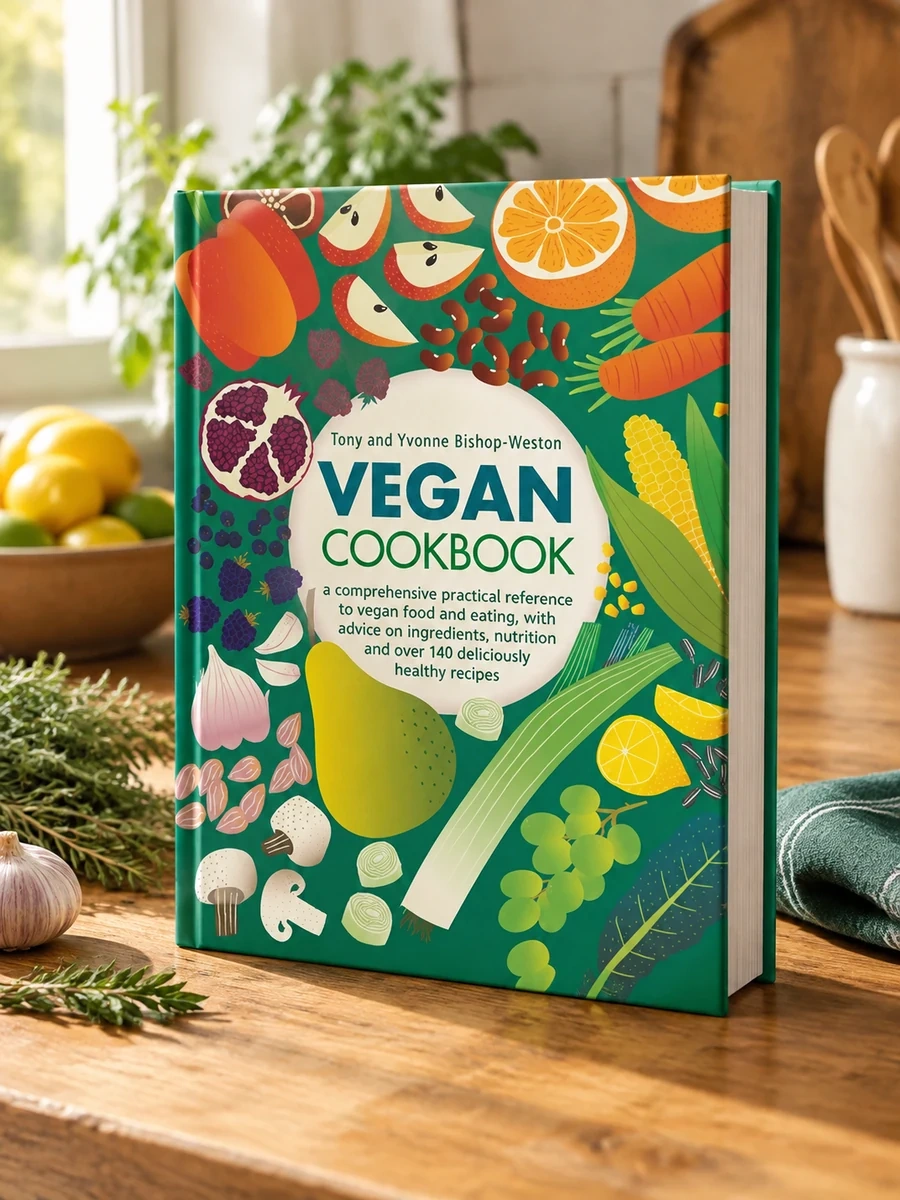 Vegan Cookbook: A Comprehensive Practical Reference to Vegan Food and Eating, with Advice on Ingredients, Nutrition and Over 140 Deliciously Healthy R