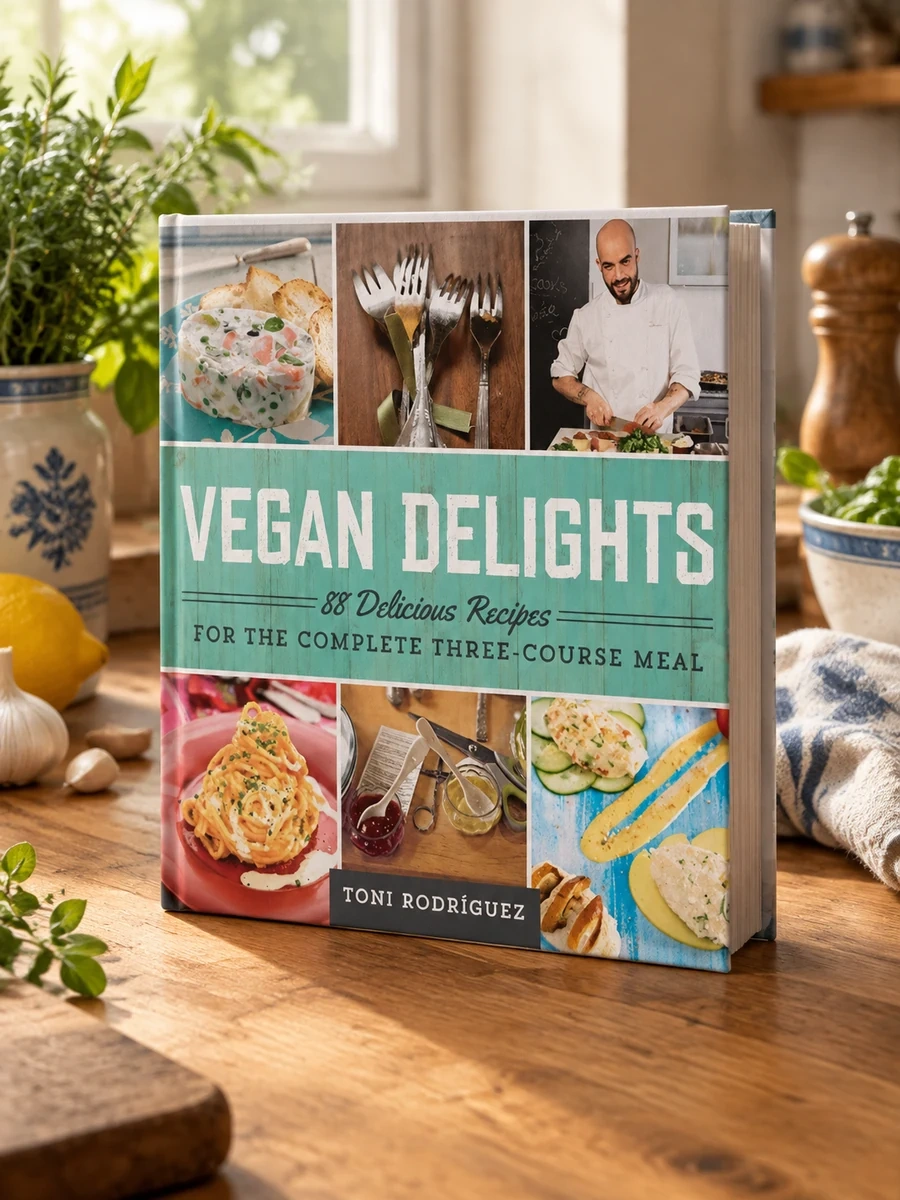 Vegan Delights: 88 Delicious Recipes for the Complete Three-Course Meal
